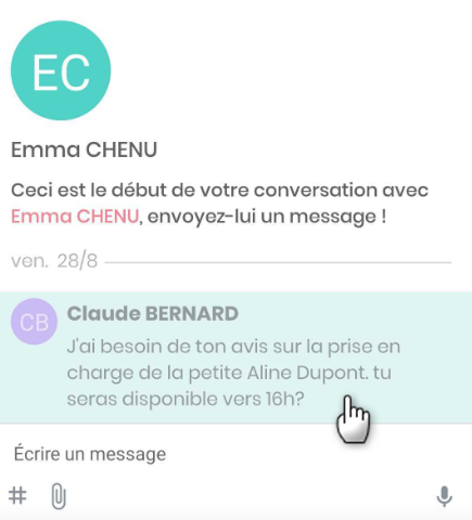 annuler un message programmé